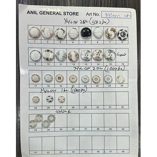 Nylon Kurti Button
