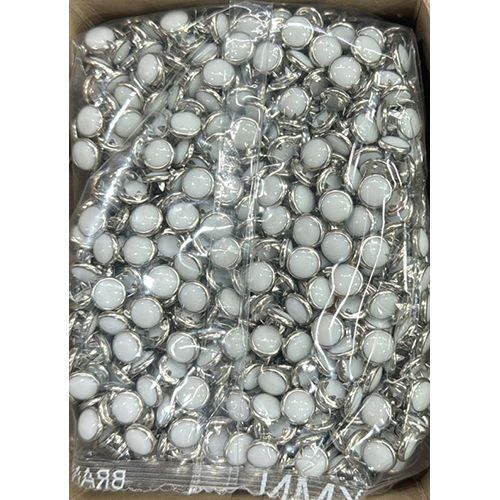 Pearls Snap Fasteners - Color: Silver