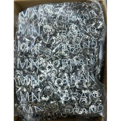 Pearls Snap Fasteners - Color: Silver