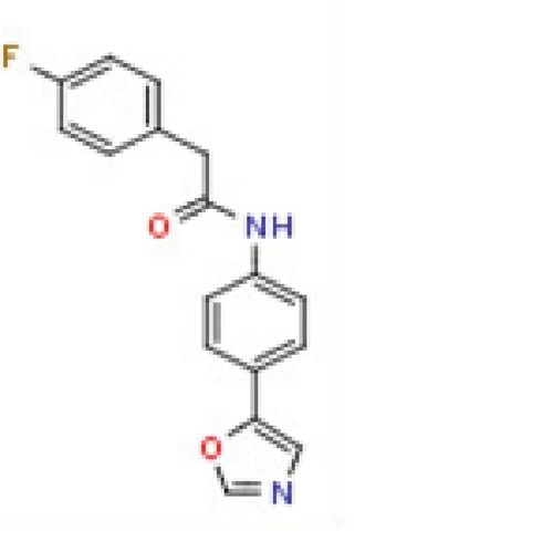 Benzeneacetamide, 4-fluoro-n-[4-(5-oxazolyl)phenyl]-