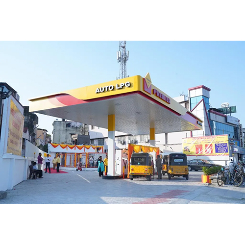 एलपीजी पंप स्टेशन कैनोपी