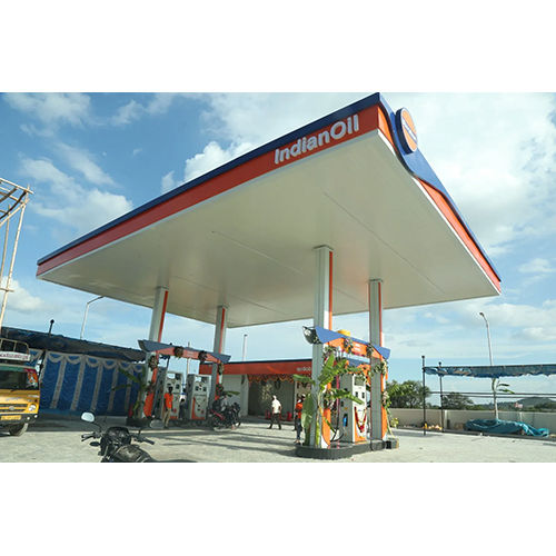 MS IOCL Petrol Pump Canopy