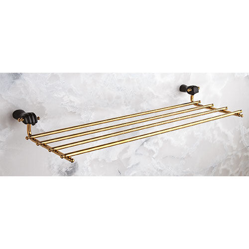 Pc-007 Towel Rack - Color: Golden