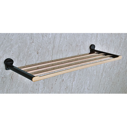 Dn-007 Towel Rack - Color: Golden