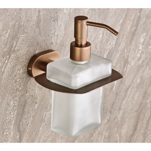 Dr-006 Dispenser With Brass Pump - Color: Golden