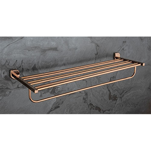 Gr-007 Towel Rack - Color: Golden