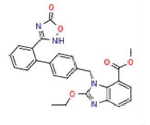 1H-Benzimidazole-7-carboxylic acid, 1-[[2'-(2,5-dihydro-5-oxo-1,2,4-oxadiazol-3-yl)[1,1'-biphenyl]-4-yl]methyl]-2-ethoxy-, methyl ester