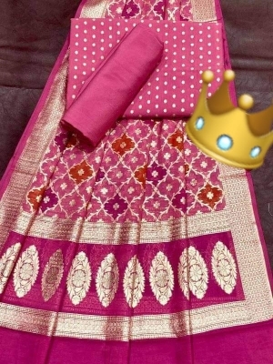 pure mercerised banarasi suit