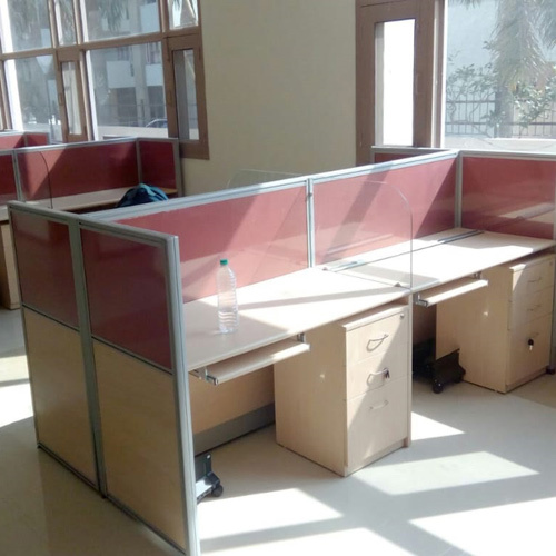 Wooden 2 Seater Workstation