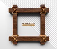 Wooden 3d Frame
