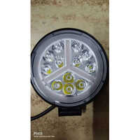 Motorbike Double Color LED Light - Iron Body, Black Finish | 1-Year Warranty, White Lighting Color