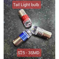 Bike Tail Light Bulb - Plastic Body, Multicolour Led Design | Yellow Lighting For Enhanced Visibility And Safety On Your Ride