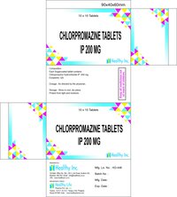 Chlorpromazine Hydrochloride tablet 200mg
