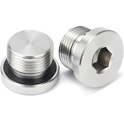 Hex Plug - Color: Silver