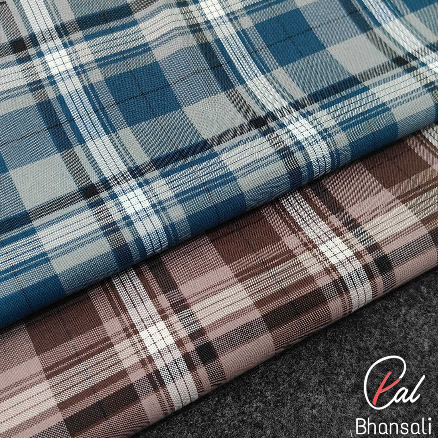 yarndyed oxford checks shirting fabric