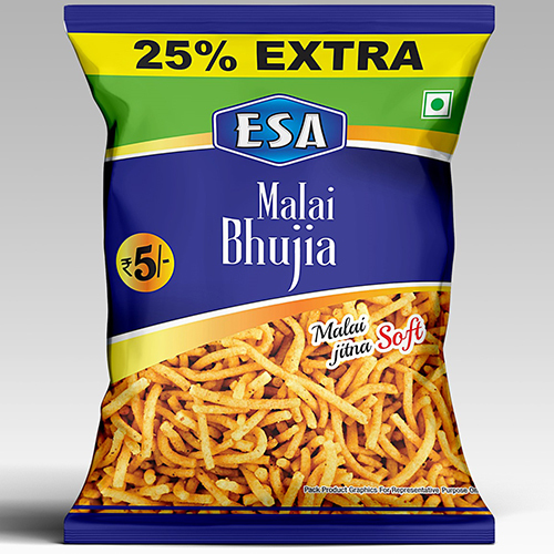 Malai Bhujia - 6-12 Months Shelf Life, Semi Hard Texture, Nil Fat, High Quality, Salty Taste