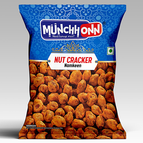 Nut Cracker Namkeen - Hard Texture, Salty & Spicy Flavor | Nil Fat Percentage, High Quality, 12 Months Shelf Life