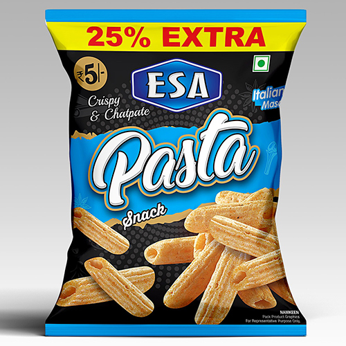 Pasta Snack - Salty Flavor, Up To 24 Days Shelf Life | High Quality Ingredients: Salt, Etc