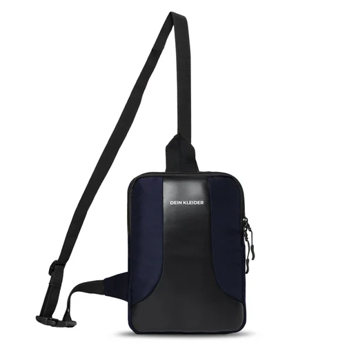 Modern Sleek Crossbody Sling Chest Bag Adjustable Strap Navy