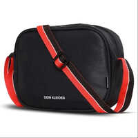 Nylon Cross Body Shoulder Toaster Sling Bag For Women (black) - Polyester Material, Various Sizes Available, Adjustable Strap, Plain Design 