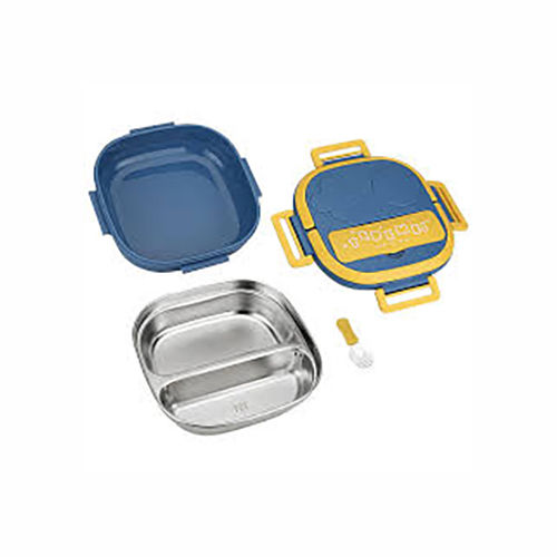 Kitchen Bloom Lunch Box - Color: Blue