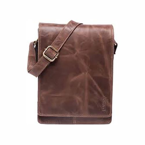 Artificial Leather Tan Sling Bag