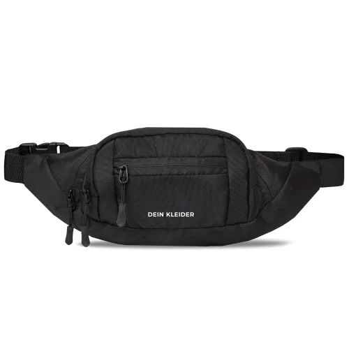 Venture Waist Fanny Pack Travel Handy Zip Pouch Money Phone Belt Sport Bum - Color: Black