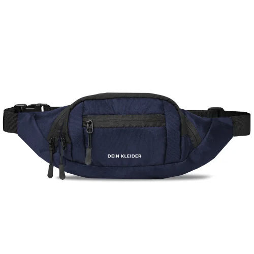 Venture Waist Fanny Pack Travel Handy Zip Pouch Money Phone Belt Sport Bum Navy - Color: Blue