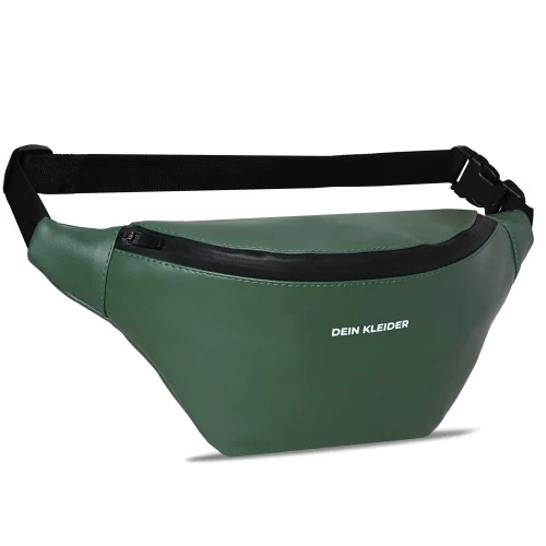 Vegan Leather Waist Pack Olive Green