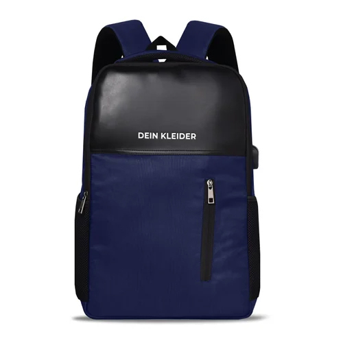 एंटी थेफ्ट 15.6 इंच स्मार्ट टेक बैकपैक नेवी