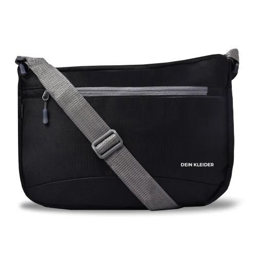 Cross Body Messenger Sling Bag Black