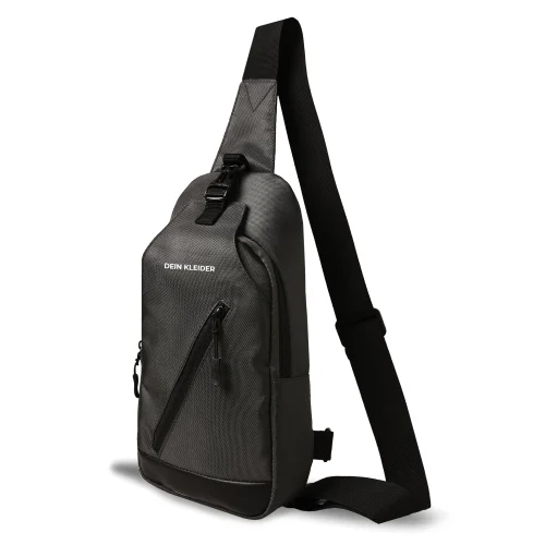 अर्बन क्रॉस क्रॉसबॉडी चेस्ट बैग कंधे का समायोज्य पट्टा 100% जलरोधक कपड़ा ग्रे