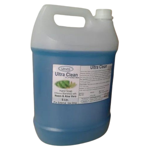 Uhvh Ultra Clean 5 Ltr (Hand Soap With Neem And Aloe Vera) - Color: Blue