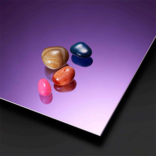 Acrylic Purple Mirror - Color: Silver