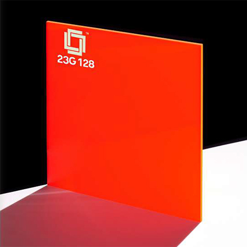 23G128 Acrylic Sheets With Backlight - Color: Orange