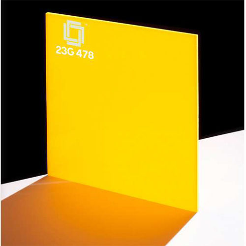 23G478 Acrylic Sheets Without Backlight - Color: Yellow