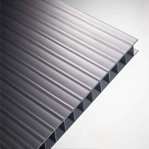 Multiwall Metallic Grey Polycarbonate Sheets - Color: Gray