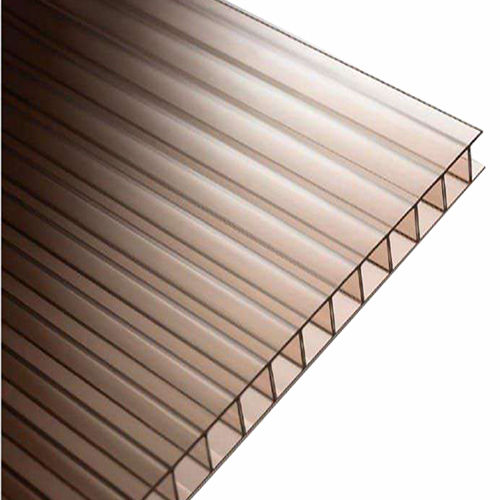 Multiwall Brown Polycarbonate Sheets - Size: 12X4 Feet