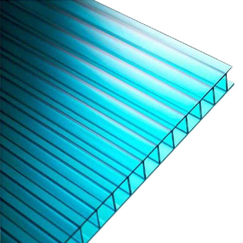 Multiwall Lake Blue Polycarbonate Sheets - Size: 12X4 Feet