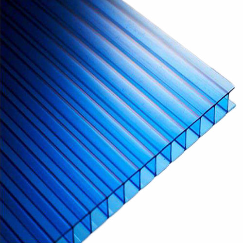 Multiwall Dark Blue Polycarbonate Sheets - Size: 12X4 Feet