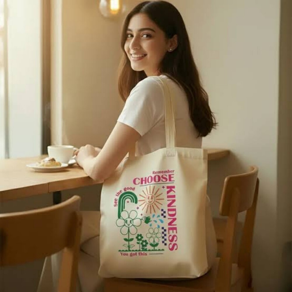 Printed Canvas Bags - Size: 40X40X10 Cm