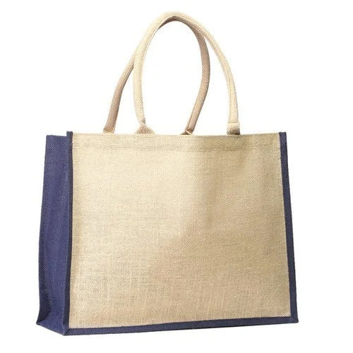 Jute Promotional Bags - Color: Brown And Purple