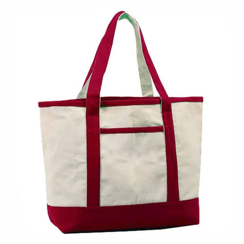 Canvas Tote Beach Bag - Capacity: 15 Kg Kg/Hr