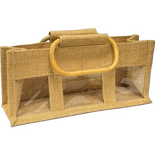 Three Jar Jute Bag