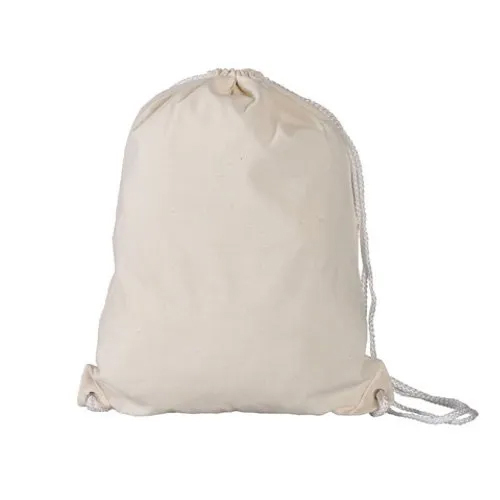 30x40 cm Cotton Drawstring Backpack Bag