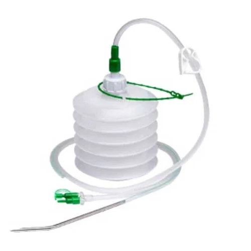 Closed Wound Suction Unit - DEHP-Free Material, 400 Grams Weight | Waterproof, Effective Dosed Wound Drainage Device