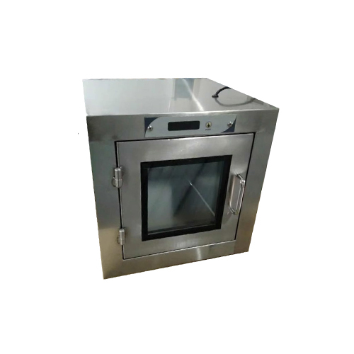 SS Hatch And Pass Box - Stainless Steel, 220 V Voltage Supply | Zero Noise Operation, Built-In Lighting, Single Door Design