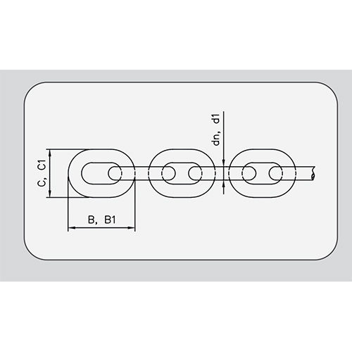 Shipbuiling Electrically Welded Studless Link Anchor Chains - Material: Metal