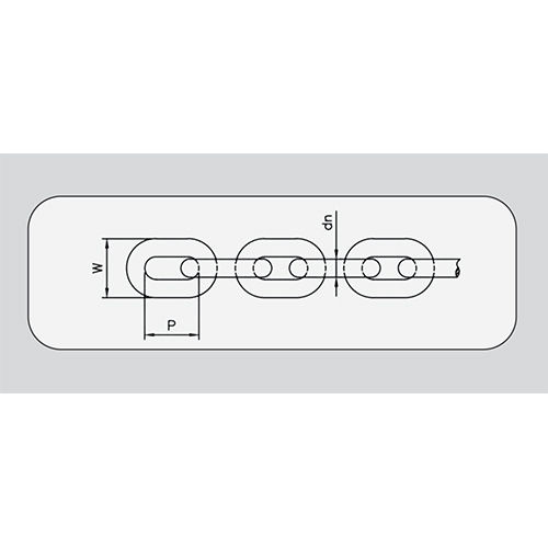 Grade 80 T8 Calibrated Chain 6216 - 1982 - Material: Metal