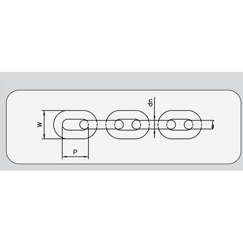 Grade 80 T8 Non Calibrated Chain - Material: Metal